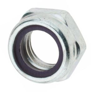 1/4-20 NYLON INSERT JAM NUT  ZN