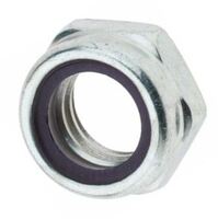 10-24 NYLON INSERT JAM NUT ZINC