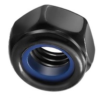 5/16-18 NYLON INSERT L/NUT BLK ZINC