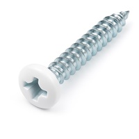 8(TF) X 3/4 PHIL SQ COMBO PAN ZINC PT.#02 WHITE