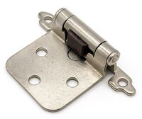 HINGE FACE MOUNT SELF CLOSING ABS SATEEN NICKEL