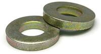 1/4 USS FLAT WASHER GR8 ZINC-YELLOW EXTRA THICK